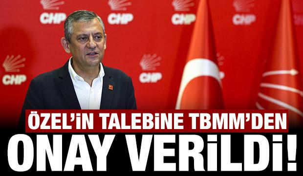&Ouml;zg&uuml;r &Ouml;zel'in talebine TBMM'den &ccedil;ıktı: Onay verildi!