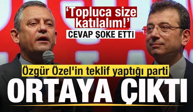&Ouml;zg&uuml;r &Ouml;zel'in teklif yaptığı parti ortaya &ccedil;ıktı! Topluca size katılalım! Cevap şoke etti