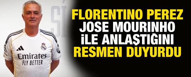 Perez Mourinho'yu resmen duyurdu! 