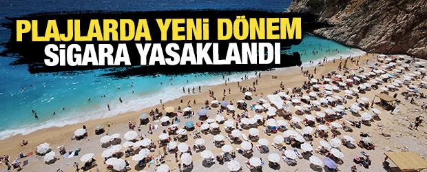 Plajlarda yeni d&ouml;nem: Sigara yasaklandı