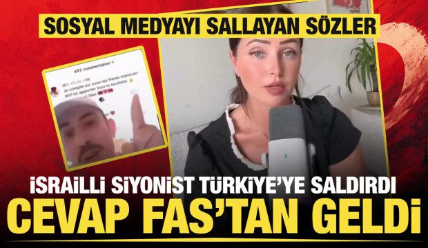 Siyonistler T&uuml;rkiye'ye saldırdı, Fas'ta yaşayan T&uuml;rk'&uuml;n cevabı sosyal medyayı salladı