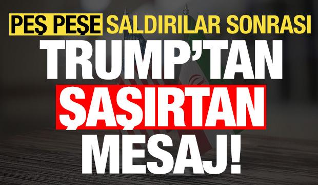 Son dakika haberi: Peş peşe saldırılar sonrası Trump'tan şaşırtan mesaj!