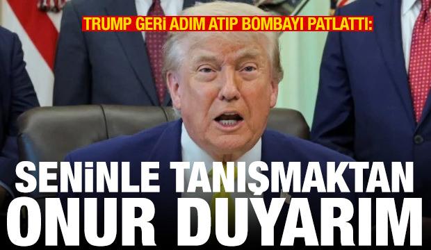 Trump'tan M&uuml;cteba Hamaney'e: Tanışmaktan onur duyarım
