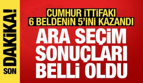 &Uuml;&ccedil; ilde ara se&ccedil;im heyecanı! Sonu&ccedil;lar belli oldu