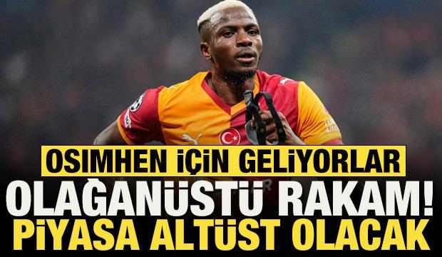Victor Osimhen i&ccedil;in geliyorlar! Olağan&uuml;st&uuml; rakam: Transfer piyasası alt&uuml;st olacak