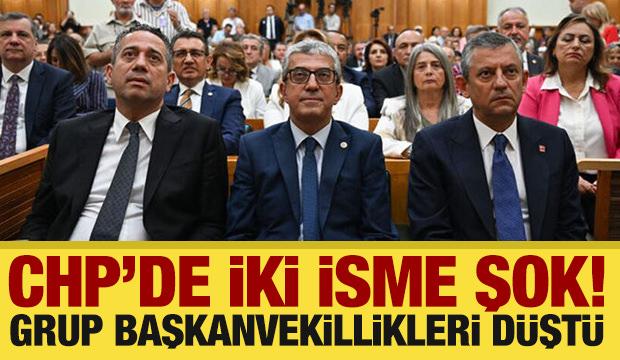 Ali Mahir Başarır ve G&ouml;khan G&uuml;naydın'ın grup başkanvekilliği d&uuml;şt&uuml;!