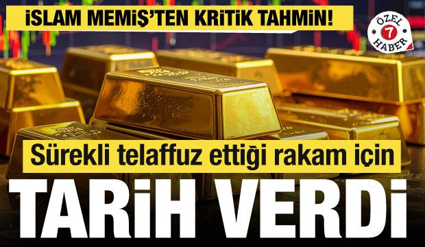 Altın almak i&ccedil;in doğru zaman mı? İslam Memiş tarih verdi! D&uuml;ğ&uuml;n yapacaklar, borcu olanlar&hellip;