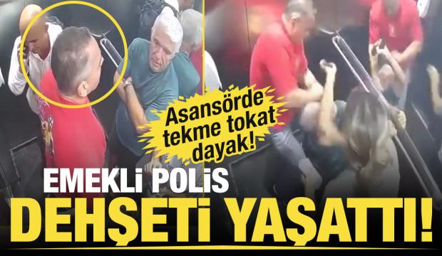 Asans&ouml;rde dehşet anları: Brezilya'da emekli polis 62 yaşındaki komşusuna saldırdı