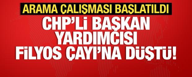 CHP'li Başkan Yardımcısı Filyos &Ccedil;ayı'na d&uuml;şt&uuml;! Arama &ccedil;alışması başlatıldı