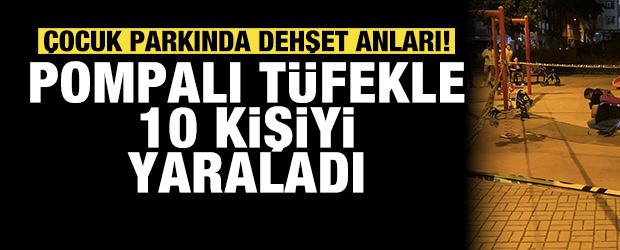 &Ccedil;ocuk parkında pompalı t&uuml;fekle dehşet sa&ccedil;tılar: 10 yaralı!
