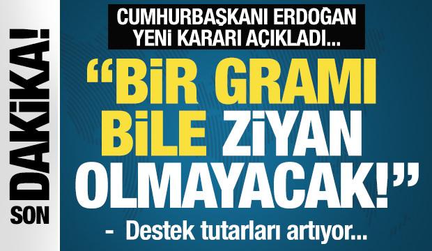 Cumhurbaşkanı Erdoğan: &Ccedil;ift&ccedil;ilere y&ouml;nelik destek tutarları artırılacak!