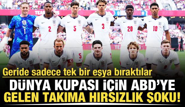 D&uuml;nya Kupası i&ccedil;in ABD'ye gelen takıma hırsızlık şoku! Geriye sadece tek şey bıraktılar