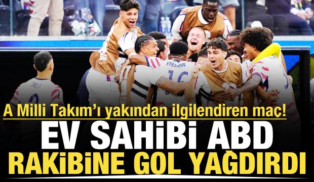 D&uuml;nya Kupası'nda 5 goll&uuml; ma&ccedil;! ABD fişi ilk yarıda &ccedil;ekti