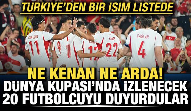 D&uuml;nya Kupası'nda dikkat &ccedil;eken isimler belli oldu! T&uuml;rk yıldız listede