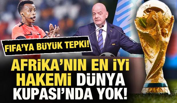 FIFA kararı a&ccedil;ıkladı! Afrika'nın en iyi hakemi D&uuml;nya Kupası'nda yok