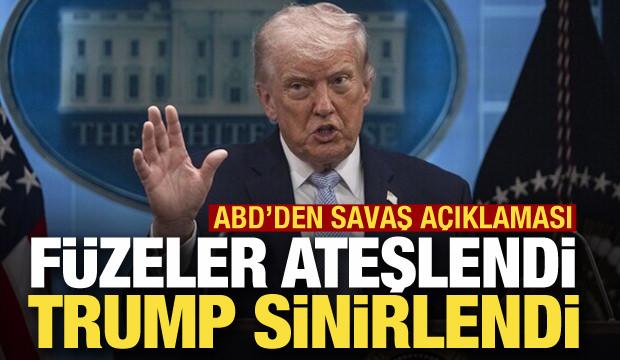 F&uuml;zeler ateşlendi, Trump sinirlendi: Derhal durun!