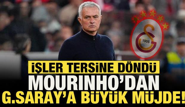 Jose Mourinho'dan Galatasaray'a b&uuml;y&uuml;k m&uuml;jde!