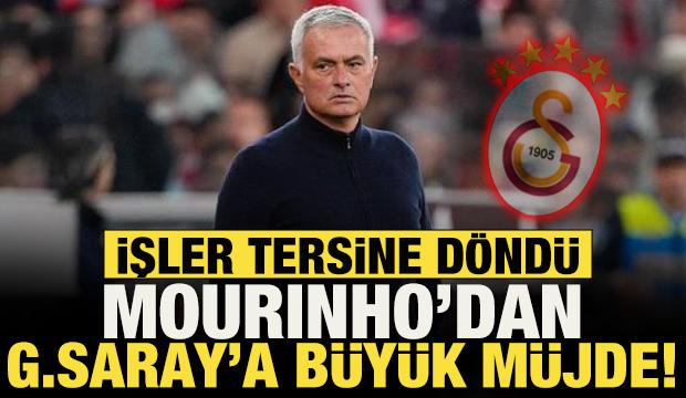Jose Mourinho'dan Galatasaray'a b&uuml;y&uuml;k m&uuml;jde!