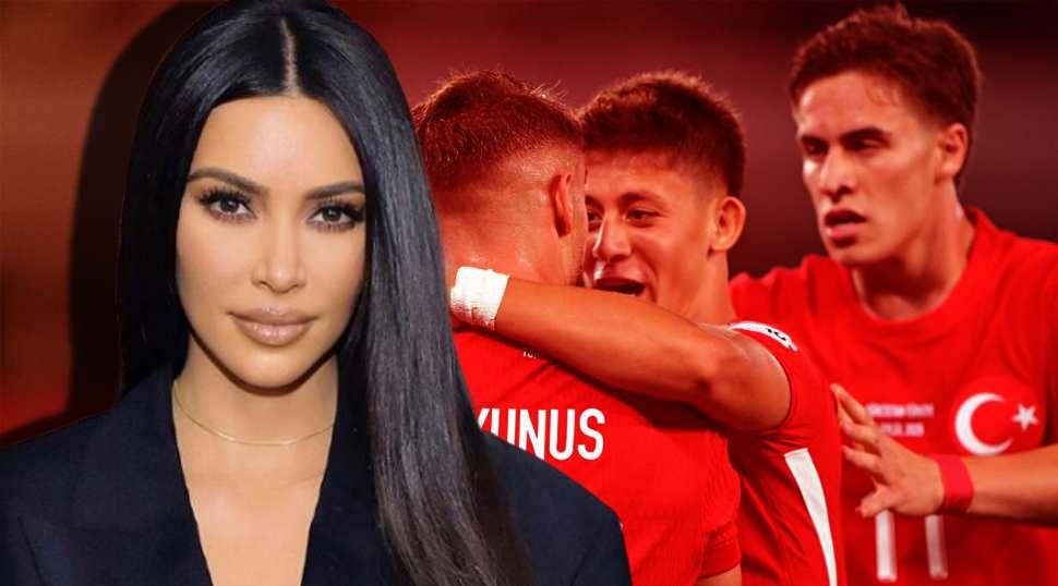Kim Kardashian'dan A Milli Takım'a ilgin&ccedil; yorum: T&uuml;rkiye'nin kazanacağını hissediyorum....