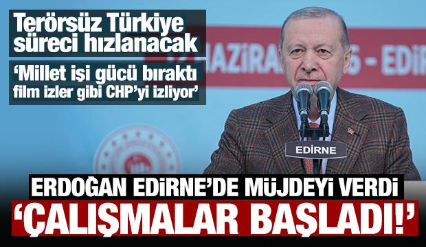 Selimiye Camii yeniden ibadete a&ccedil;ıldı: Erdoğan Edirne'de bir m&uuml;jde daha verdi