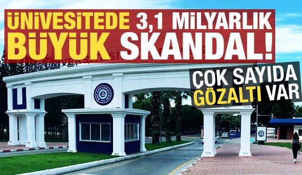 Son dakika: Ege &Uuml;niversitesi'nde 3,1 milyarlık liralık skandal! &Ccedil;ok sayıda g&ouml;zaltı var...