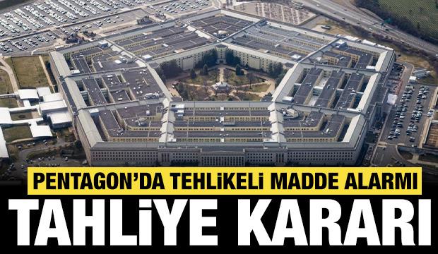 Son dakika: Pentagon'da tehlikeli madde alarmı: Tahliye kararı!