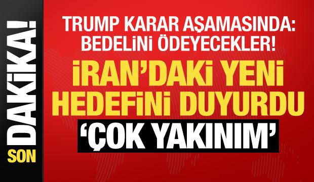 Trump'tan İran'a son dakika m&uuml;zakere &ccedil;ıkışı: Bedelini &ouml;deyecekler!