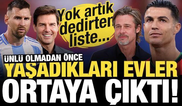 &Uuml;nl&uuml; olmadan &ouml;nce yaşadıkları evler ortaya &ccedil;ıktı! 'Yok artık' dedirten liste...