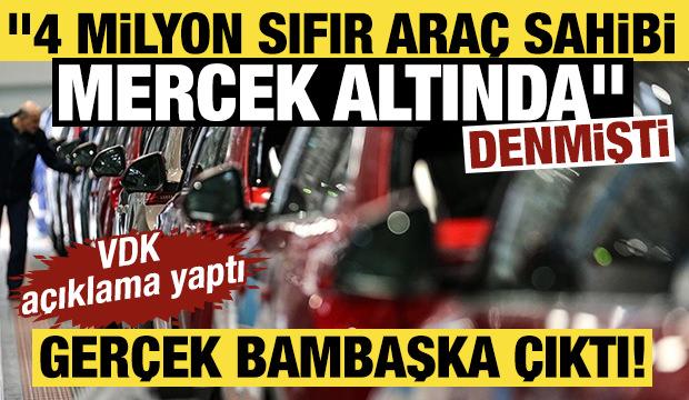 "4 milyon ara&ccedil; sahibi incelemeye alındı" denmişti: Meğer ger&ccedil;ek başkaymış!