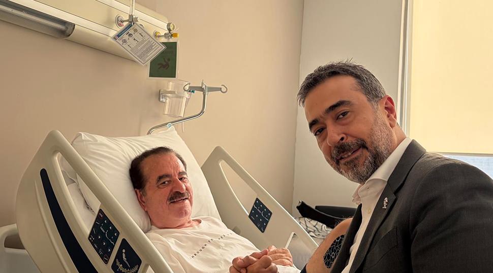AK Partili Hakan Han &Ouml;zcan'dan İbrahim Tatlıses'e ge&ccedil;miş olsun ziyareti