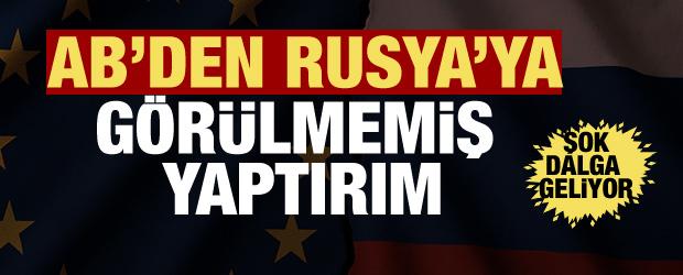 AB, d&uuml;ğmeye bastı: Rusya'ya yaptırım listesi genişliyor: G&ouml;lge filo hedefte!