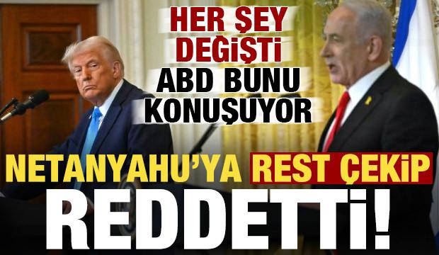 ABD bunu konuşuyor! Trump, Netanyahu'ya rest &ccedil;ekip reddetti...