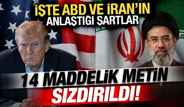 ABD-İran mutabakat metni sızdı! İşte t&uuml;m d&uuml;nyanın merak ettiği 14 maddelik anlaşma