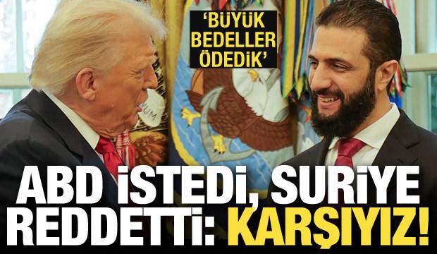 ABD istedi, Suriye reddetti: Askeri m&uuml;dahaleye karşıyız!