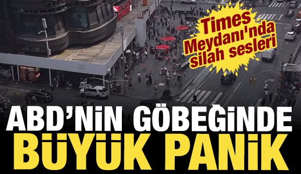 ABD'nin g&ouml;beğinde b&uuml;y&uuml;k panik: Times Meydanı'nda silah sesleri