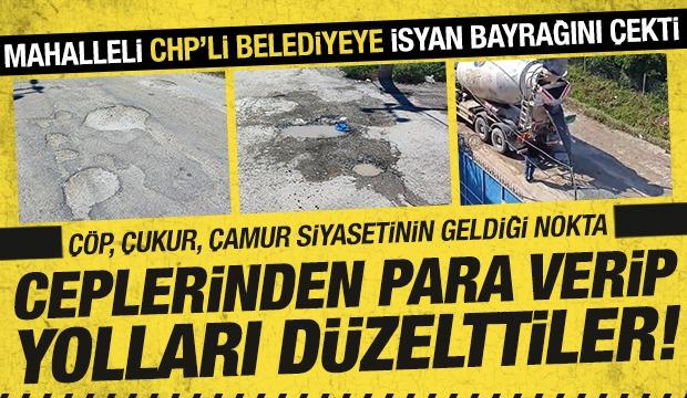 Adana'da mahalleli isyan bayrağını &ccedil;ekti, beton mikser kiralayıp yolu d&uuml;zelttiler!