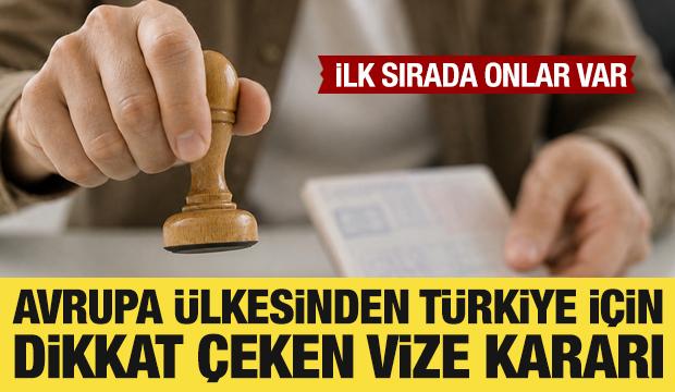 Almanya&rsquo;dan T&uuml;rkiye i&ccedil;in dikkat &ccedil;eken vize kararı