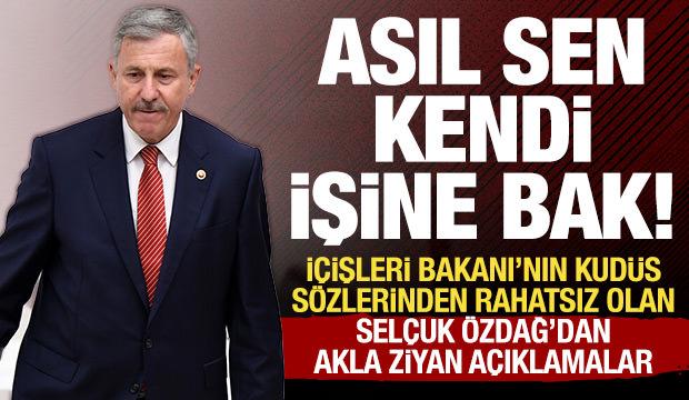 Bakan &Ccedil;ift&ccedil;i'nin 'Kud&uuml;s' hayalinden rahatsız olan Sel&ccedil;uk &Ouml;zdağ'dan akla ziyan a&ccedil;ıklama