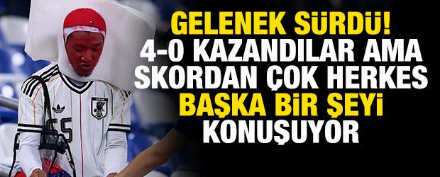 Bir Japonya klasiği! 4-0 kazandılar ama skoru değil herkes başka bir şeyi konuşuyor