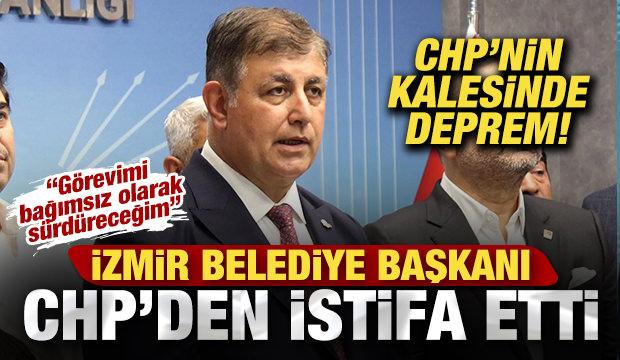 CHP'de deprem! İzmir B&uuml;y&uuml;kşehir Belediye Başkanı Cemil Tugay partisinden istifa etti
