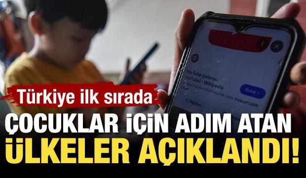 &Ccedil;ocuklar i&ccedil;in adım atan &uuml;lkeler a&ccedil;ıklandı! T&uuml;rkiye ilk sırada