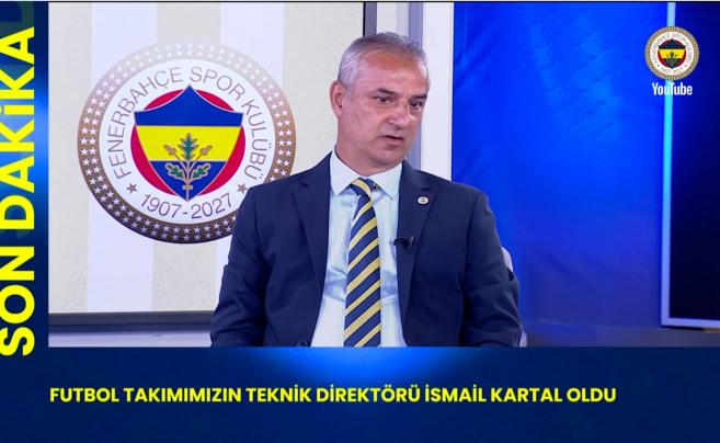Fenerbah&ccedil;e'nin yeni teknik direkt&ouml;r&uuml; İsmail Kartal oldu