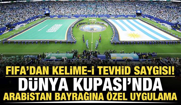 FIFA'dan 'Kelime-i Tevhid' i&ccedil;in &ouml;zel prosed&uuml;r! D&uuml;nya Kupası'nda ilk kez uygulandı
