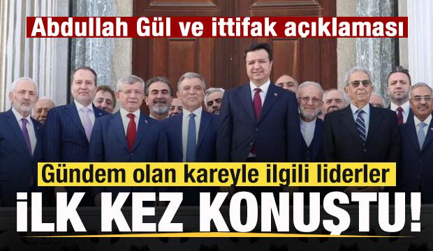 Fotoğraf g&uuml;ndem oldu Mahmut Arıkan ve Fatih Erbakan'dan ittifak ve Abdullah G&uuml;l a&ccedil;ıklaması