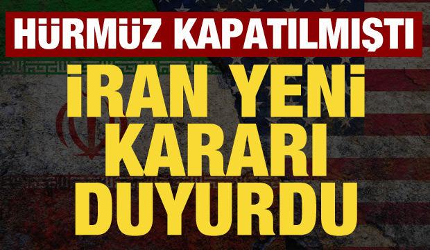 H&uuml;rm&uuml;z kapatılmıştı: İran'dan yeni karar! Heyet yola &ccedil;ıkıyor