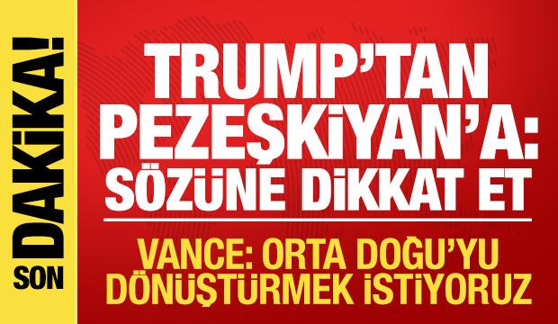 İsvi&ccedil;re'de gergin m&uuml;zakere! Trump'tan Pezeşkiyan'a: S&ouml;zlerine dikkat et
