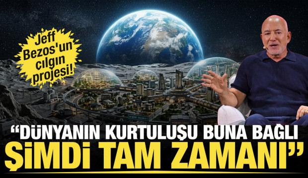 Jeff  Bezos'tan &ccedil;arpıcı uyarı: D&uuml;nyayı kurtarmak i&ccedil;in Ay'da koloni kurmalıyız