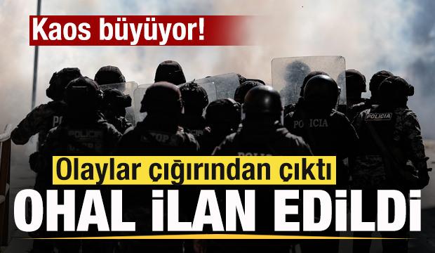 Kaos b&uuml;y&uuml;yor! Olaylar &ccedil;ığırından &ccedil;ıktı! OHAL ilan edildi