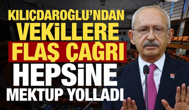 Kılı&ccedil;daroğlu'ndan CHP'li vekillere mektup: B&ouml;yle bir l&uuml;ks&uuml;m&uuml;z yok!