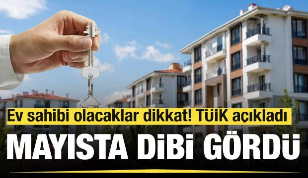 Konut alacaklar dikkat! T&Uuml;İK a&ccedil;ıkladı: Satış rakamları Mayıs ayında dibe vurdu